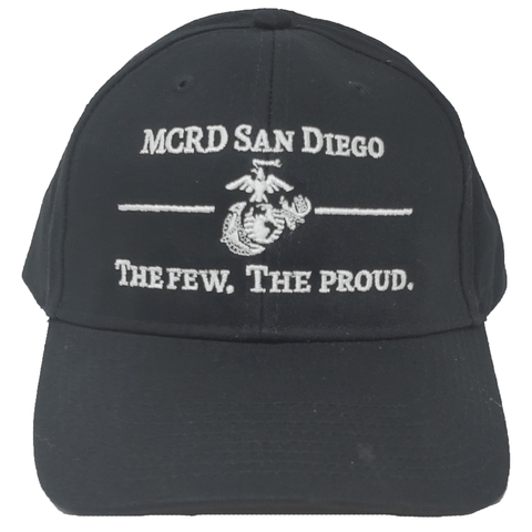 Men's U.S. Marine Corps Officially Licensed Veteran Hats in Black