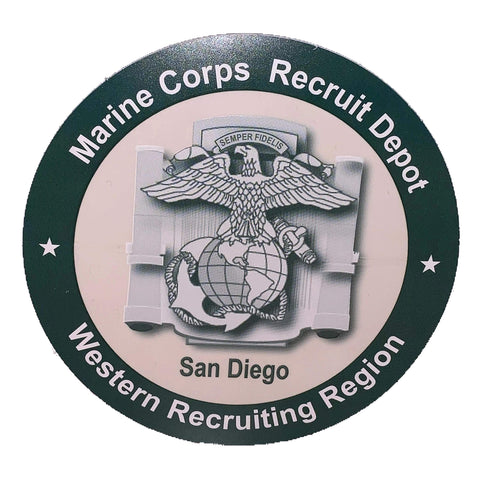 MCRD San Diego Western Recruiting Region Sticker