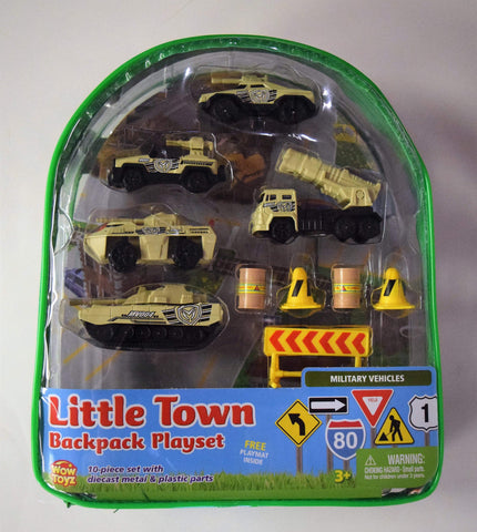 Military Toy Vehicles - 10 Piece Set