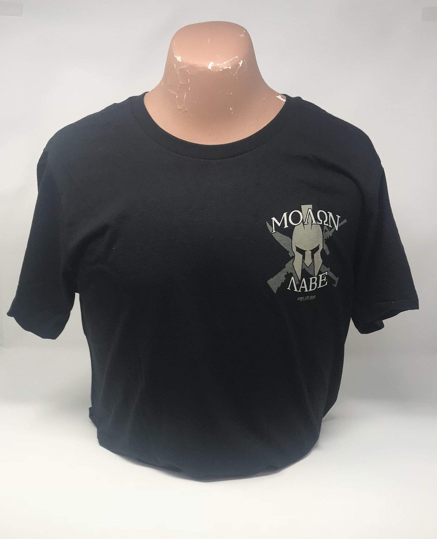 Molon Labe Black Graphic T-Shirt