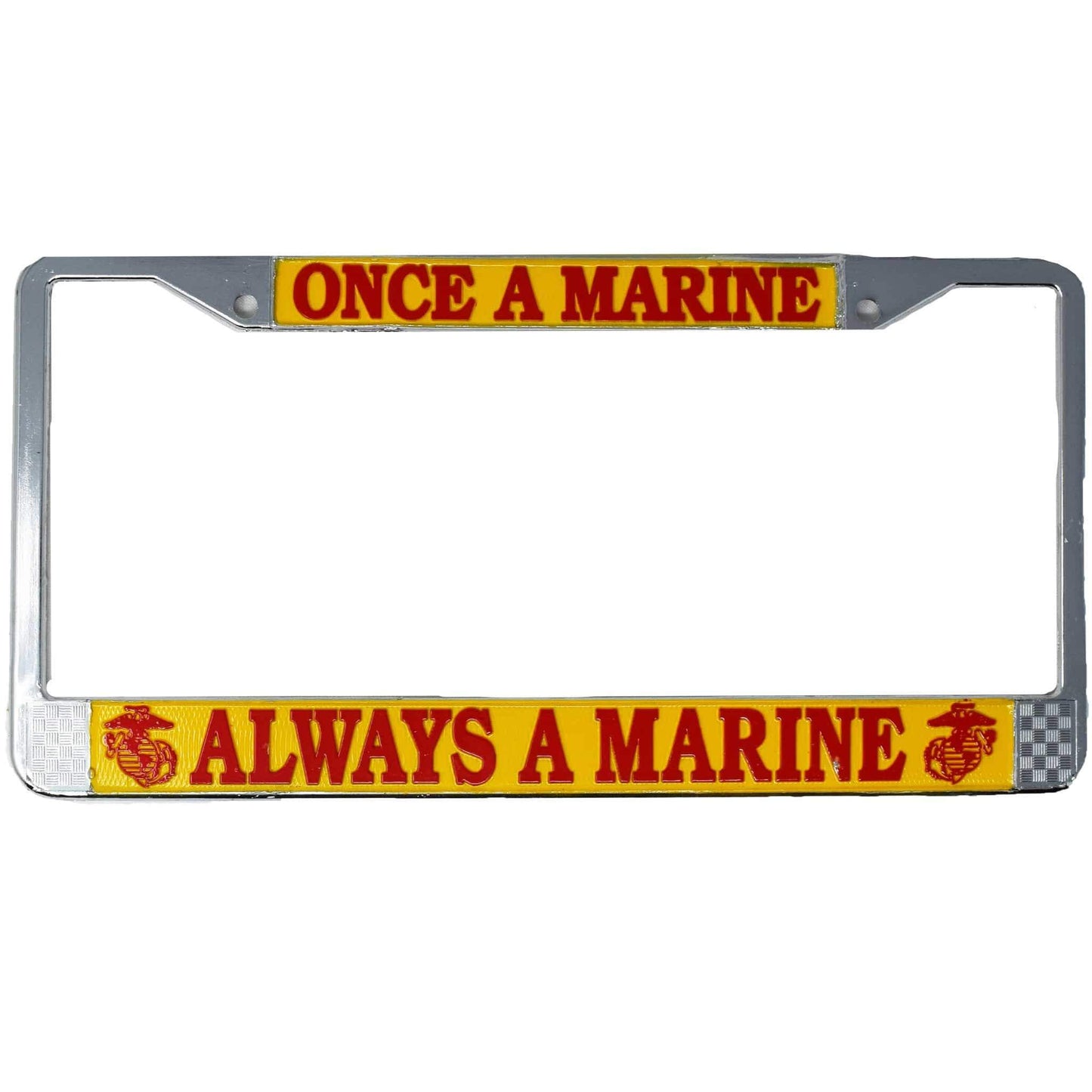 Once A Marine Always A Marine License Plate Frame