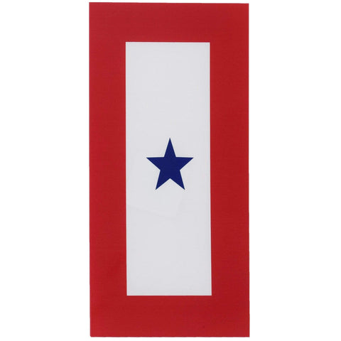 One Star Service Decal