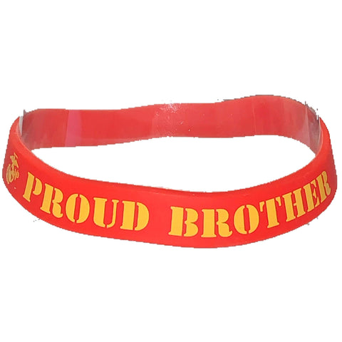 Proud Brother Silicone Wristband