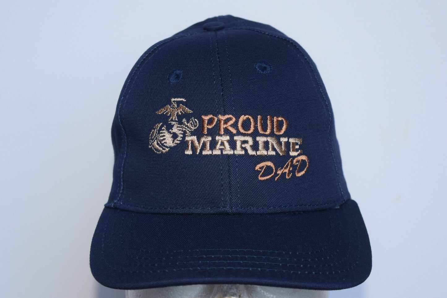 Proud Marine Dad Hat - Black, Navy Blue, or Red