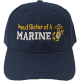 Proud Sister of a Marine Hat