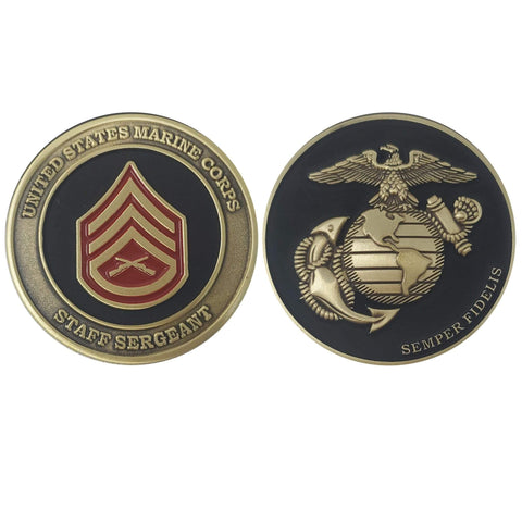 Staff Sergeant USMC Coin