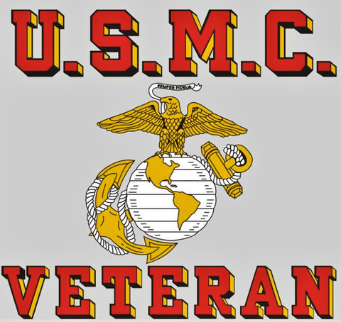 U.S.M.C EGA Veteran Decal