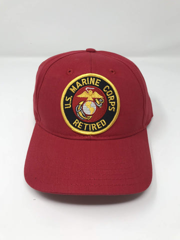 U.S. Marine Corps Retired Patch Hat