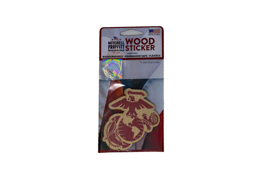 USMC EGA Wooden Sticker