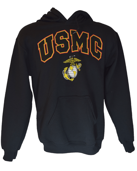 Usmc best sale black hoodie