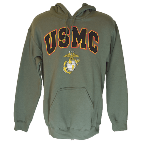 USMC Sweatshirt - Olive Green