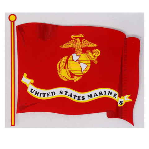 USMC Wavy Flag Decal