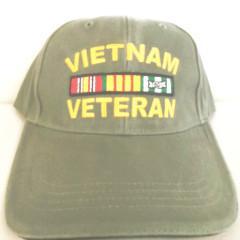 Vietnam Veteran Hat - Olive