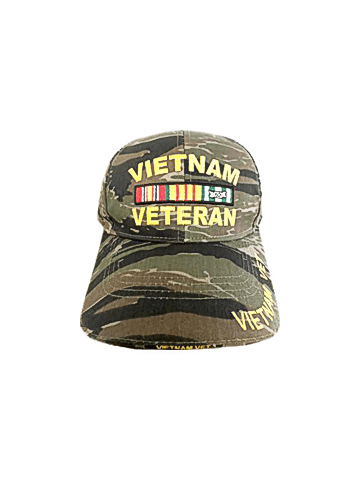 Vietnam Veteran Hat - Tiger Stripe Camo