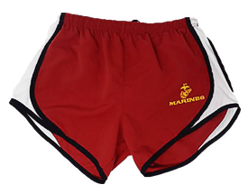 Women's Marines Shorts - Red