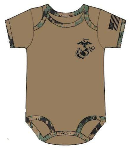 Youth Woodland/Coyote Brown 2 Pack Onesie